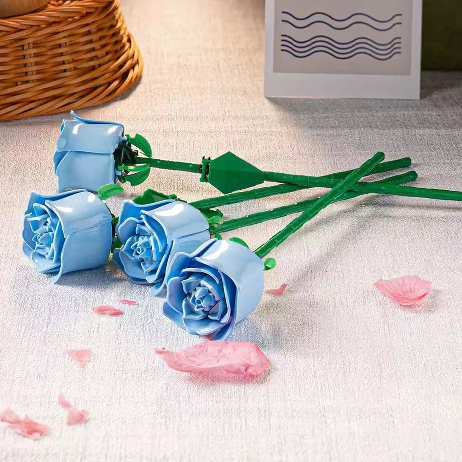 Calendario dell'Avvento di Natale Fiore Blocchi di costruzione di Natale Calendario per il conto alla rovescia di Natale Calendario per il conto alla rovescia delle vacanze Regali per adulti