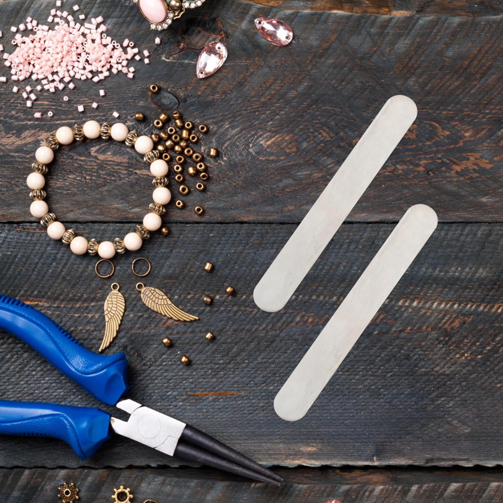 

Браслет из нержавеющей стали с внутренним сердечником, DIY заготовки, браслеты для изготовления ювелирных изделий, регулируемые ювелирные изделия