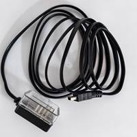 QJ For HUD P24 Car Head Up Display Cable 1.7M Type-C Connecting Cable OBD Adapter Driving recorder Cable Automobile Accessories