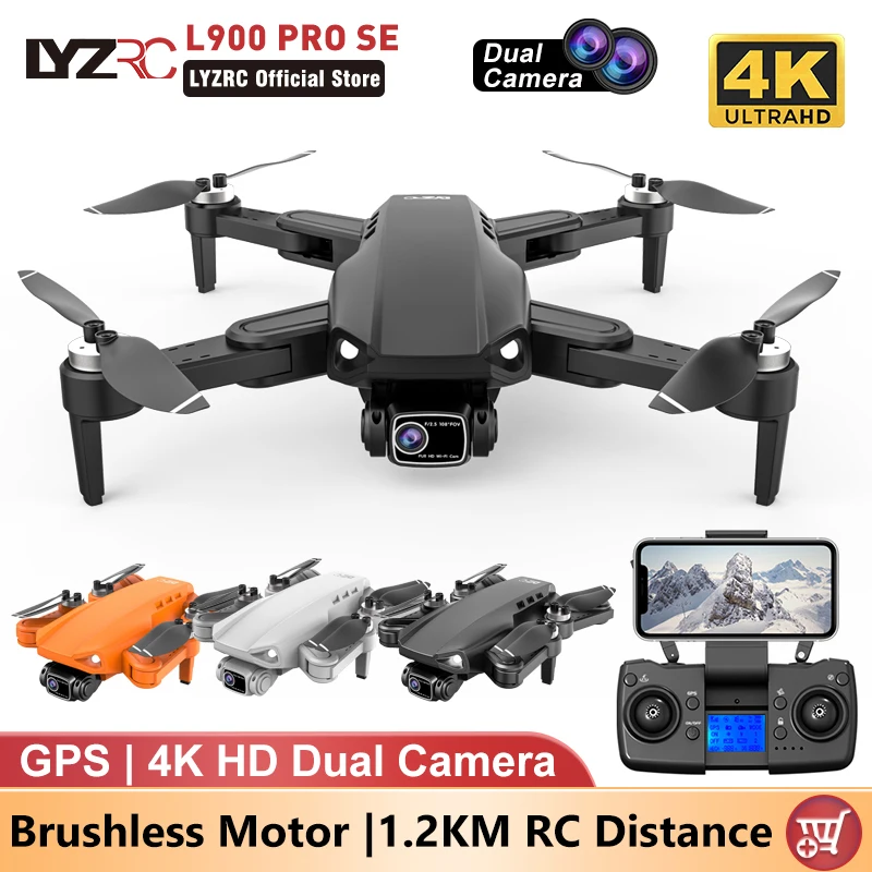 LYZRC L900 PRO SE GPS Drone 4K Professional Brushless Motor 5G WIFI Aerial Photography FPV Helicopters Foldable Quadcopter Dron