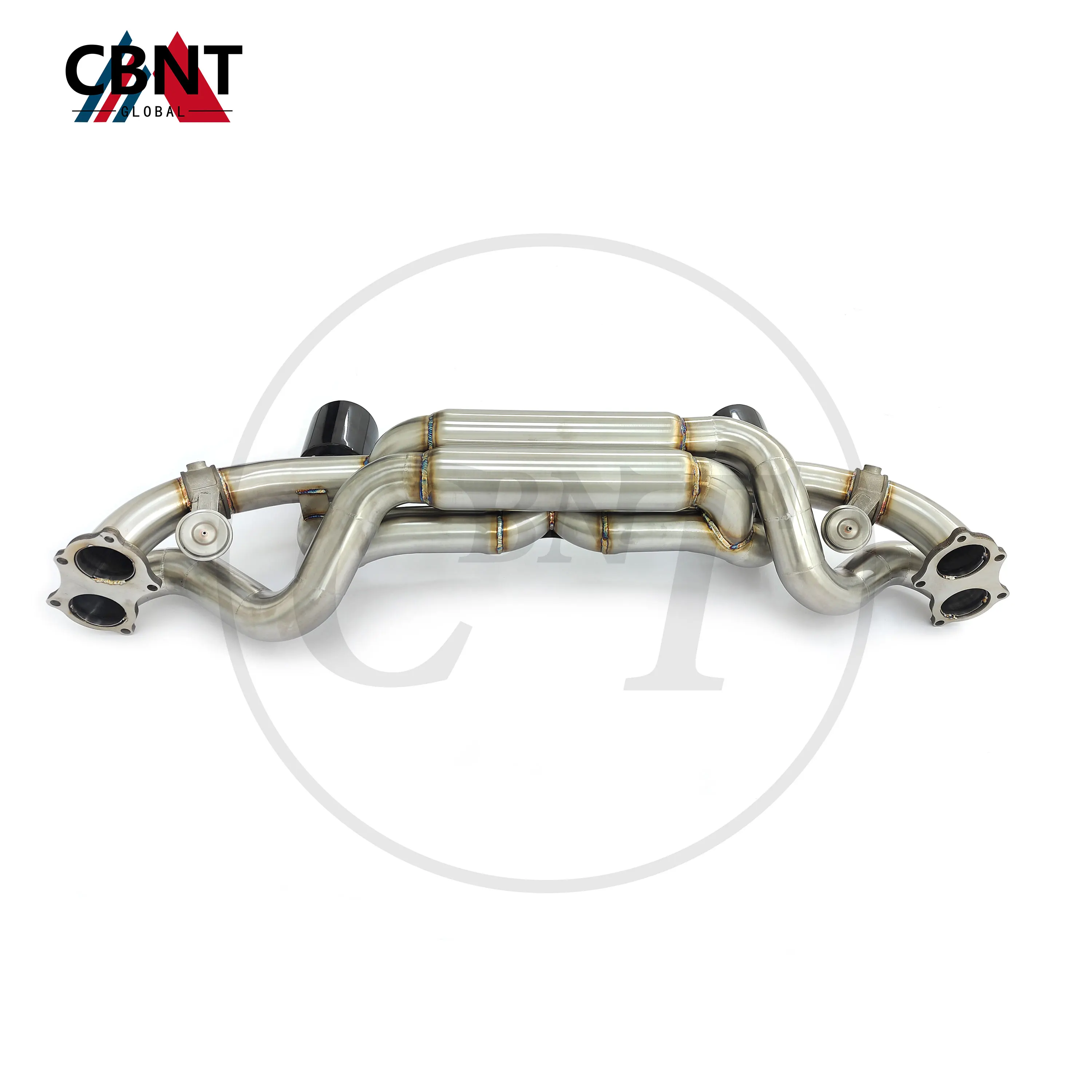 

CBNT for Porsche 718 Cayman GT4 /GTS/Spyder 4.0L Exhaust Axle-back with Valve Muffler SS304 Performance Valved Exhaust Systems