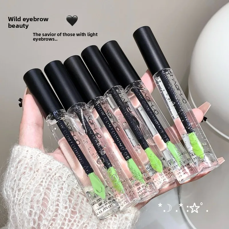 Augenbrauen-Kunststoff-Gel-Wurzel klarer Augenbrauenkleber Europäische und amerikanische wilde transparente Augenbrauenseife dreidimensionales Make-up