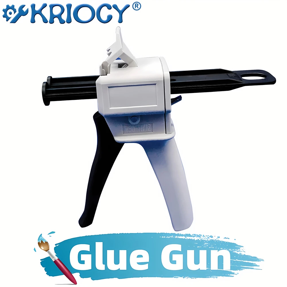 

50ml Two Component AB Epoxy Sealant Glue Gun1:1 2:1 Applicator Glue Adhensive Squeeze Mixed Manual Caulking Gun Dispenser