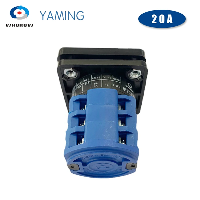 20A/25A/32A Cam Switch LW26-20/3YM684 Normal Reversilble Rotary Changeover 3 Poles 3 Position For Lifting And Lowering Systems