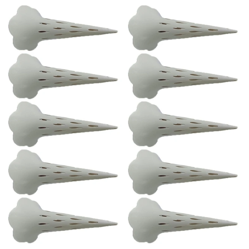  10Pcs Plant Breathable Watering Device Conical Root Protective Tube Plastic Soil