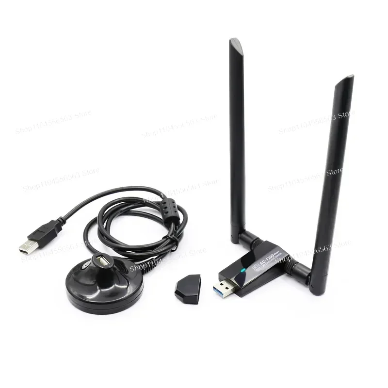 

RTL8812AU USB WiFi 6 Adapter 1200Mbps for Kali Linux Penetration Testing, Wireless AP Monitor Mode Gigabit Network Card