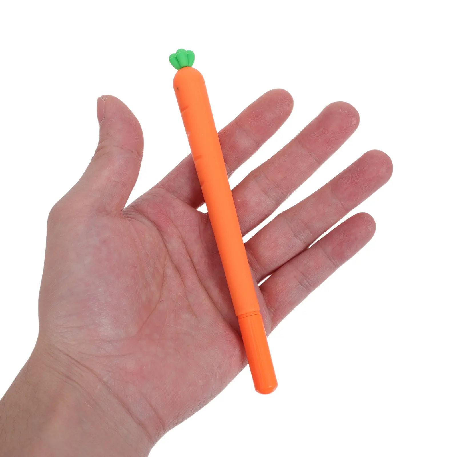 

10Pcs Cartoon Carrot Gel Ink Pens 0.5mm Fine Point Cute Fun Colored Pens for Kids Girls Students Creative Journaling Drawing