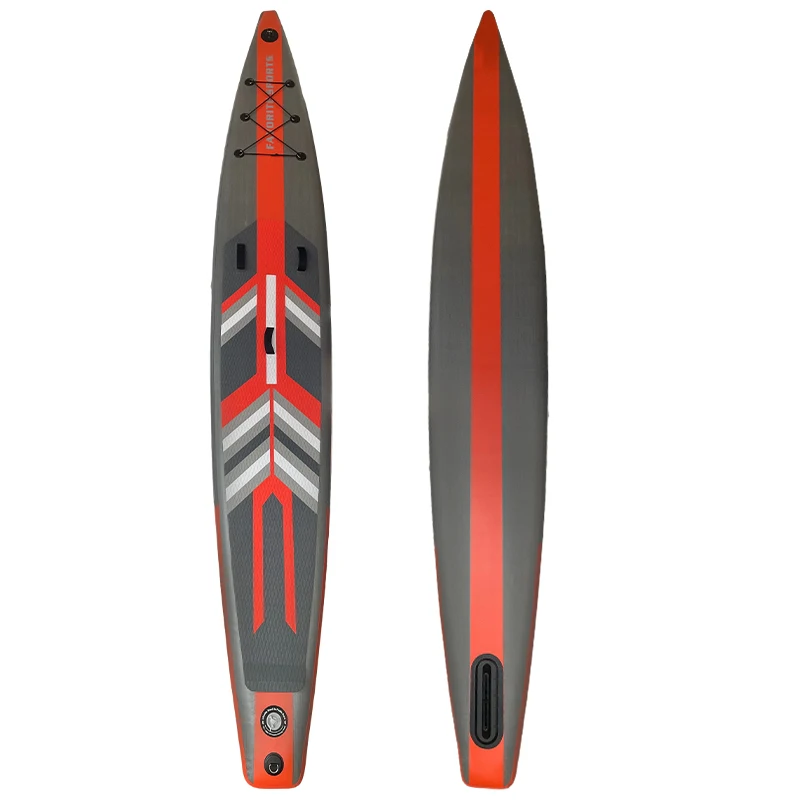 

14ft Long Inflatable Stand up Paddle Board, Fast Racing SUP for Adults with Backpack Includedpromote sales