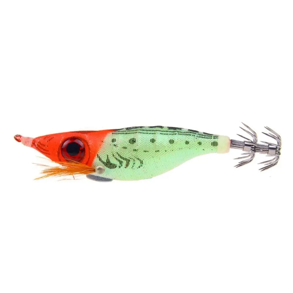 1Pc 10cm 9.2g Squid Jig Wood Shrimp Fishing Lure Artificial Hard Bait Crankbait Octopus Cuttlefish Jigs Sea Fishing Tackle Pesca