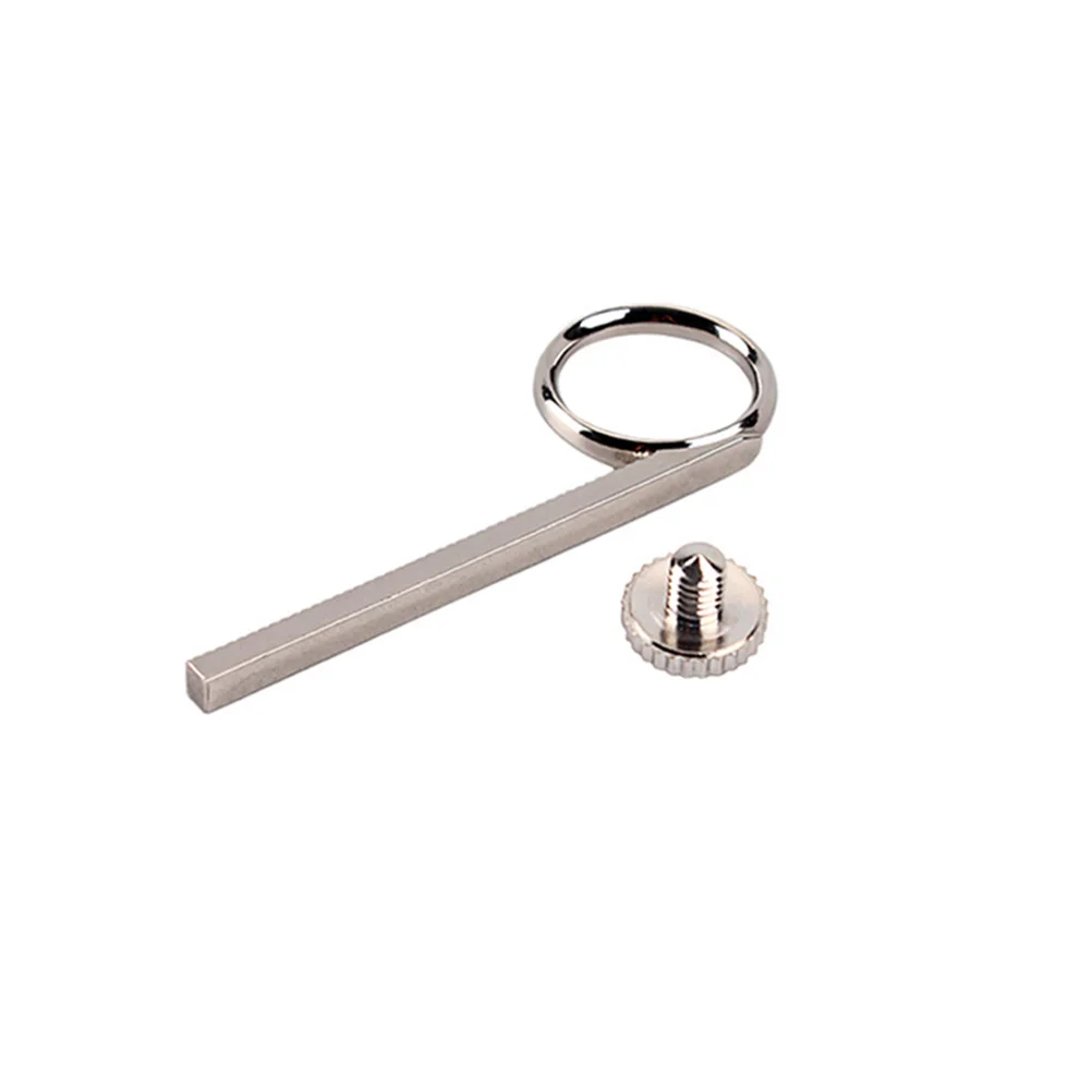 2 قطعة منزلق البوق الفضي بديل سحب معدني مع برغي لملحقات بوق البوق خفيفة الوزن وقوية