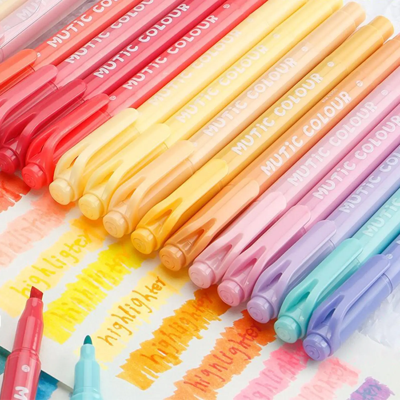 

Highlighter Set 24 Pieces School Highlighters Assorted Colors Double Tip Markers Stationery Supplies For Student Teacher Study