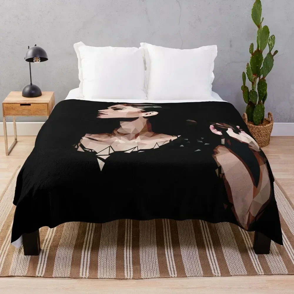 

Zendaya Low Polygon Art Throw Blanket Warm Comfortable Blanket Gift for Parents Friends