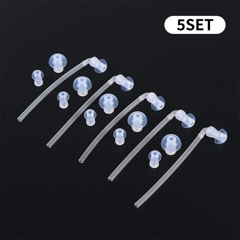 【H】20Pcs Hearing Aid Ear Tips Silicone Earplug Domes For BTE,ITE And Pocket Hearing Aids Ear Bud Replacements