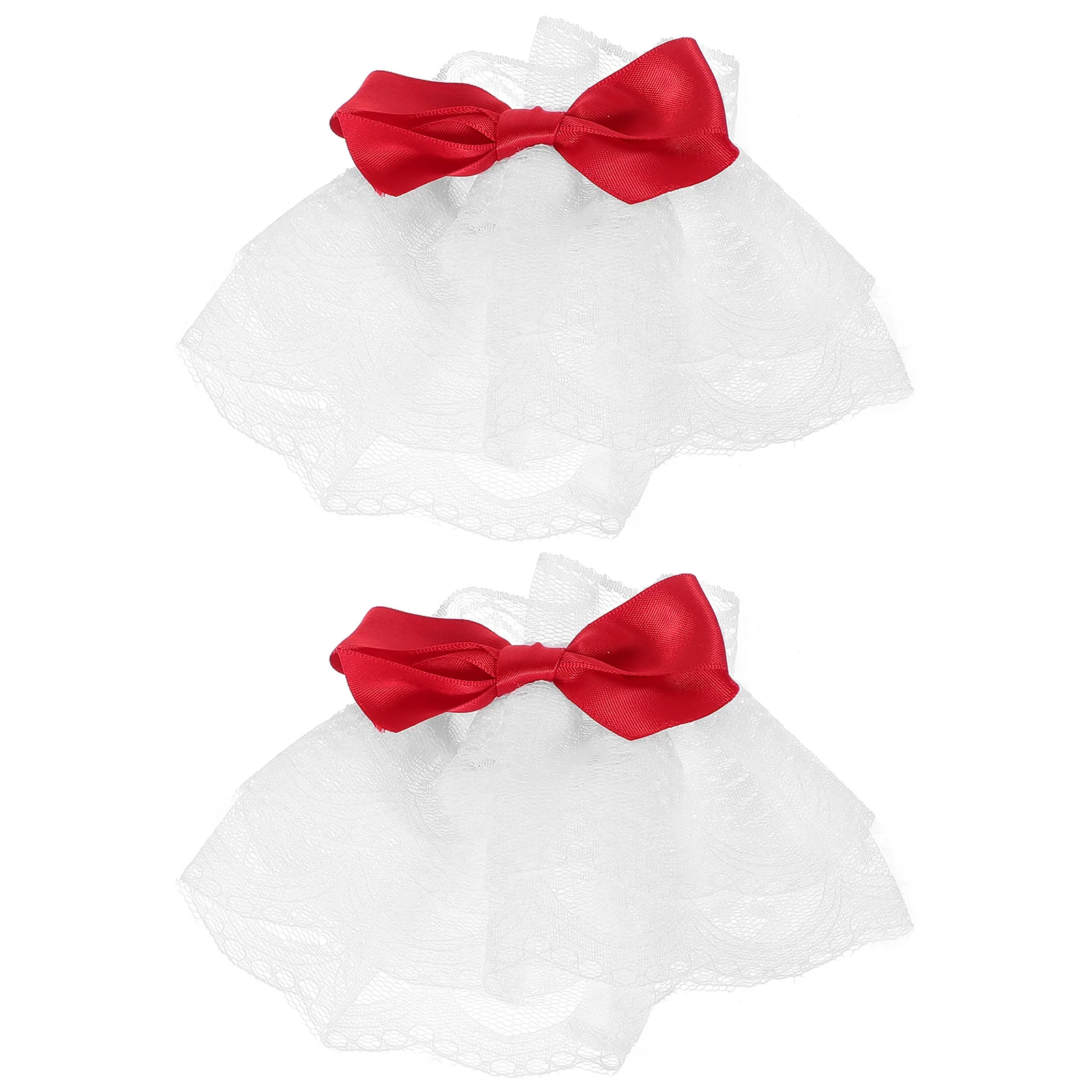 زوج واحد من أصفاد المعصم من الدانتيل بتصميم قوطي أنثوي إكسسوار زي للنساء لحفلات الشاي واللباس التنكري للهالوين