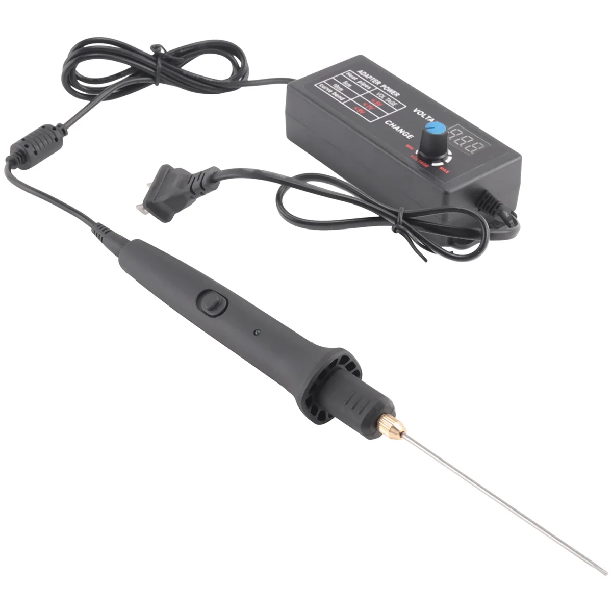 

A83Z Electric Foam Cutter Kit Foam Cutting Pen 0-300℃ Adjustable Temperature Hot Wire Cutter Cutting Tool-US Plug