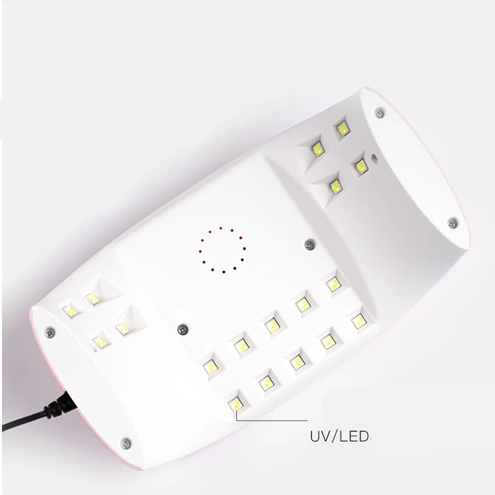 1 pz 54 W lampada per unghie UV sensore timer schermo LED intelligente essiccatore per smalto gel leggero senza angoli morti lampada a polimerizzazione rapida rosa