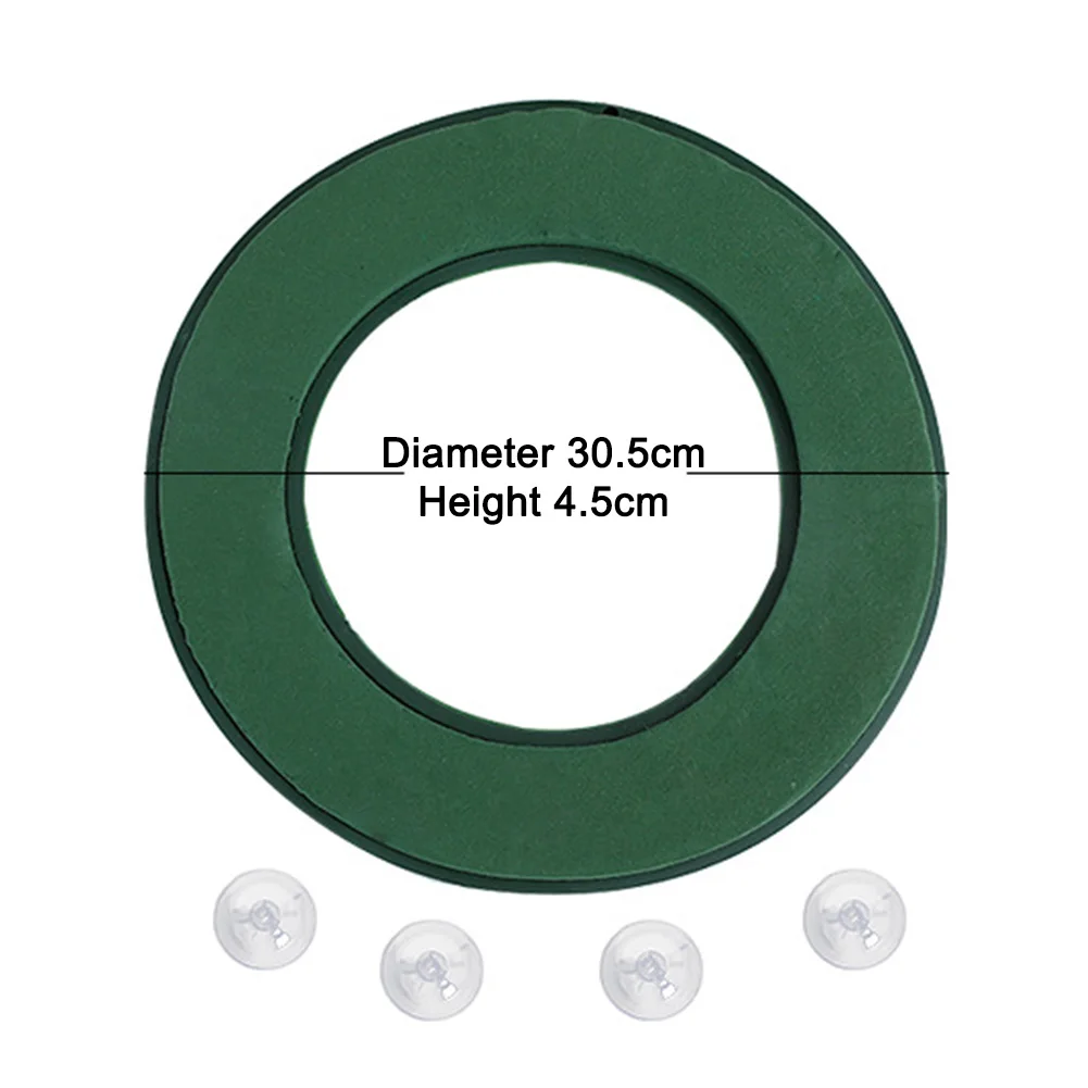 

Set of Two 12inch Foam Wreath Rings with Plastic Backing for Craft and Floral Projects Designed for Long Lasting Use