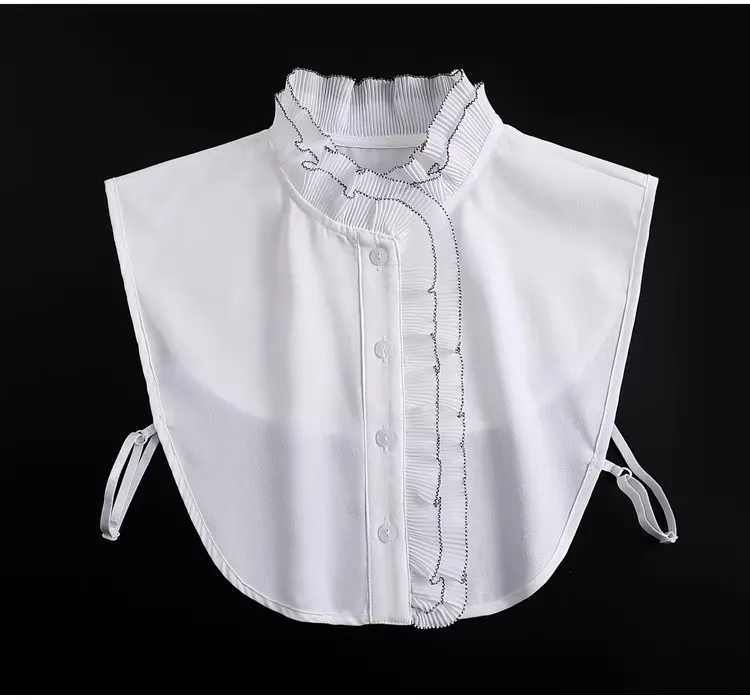 

Универсальный базовый воротник рубашки, внутренняя рубашка с искусственным воротником, кружевной воротник-стойка, декоративный воротник