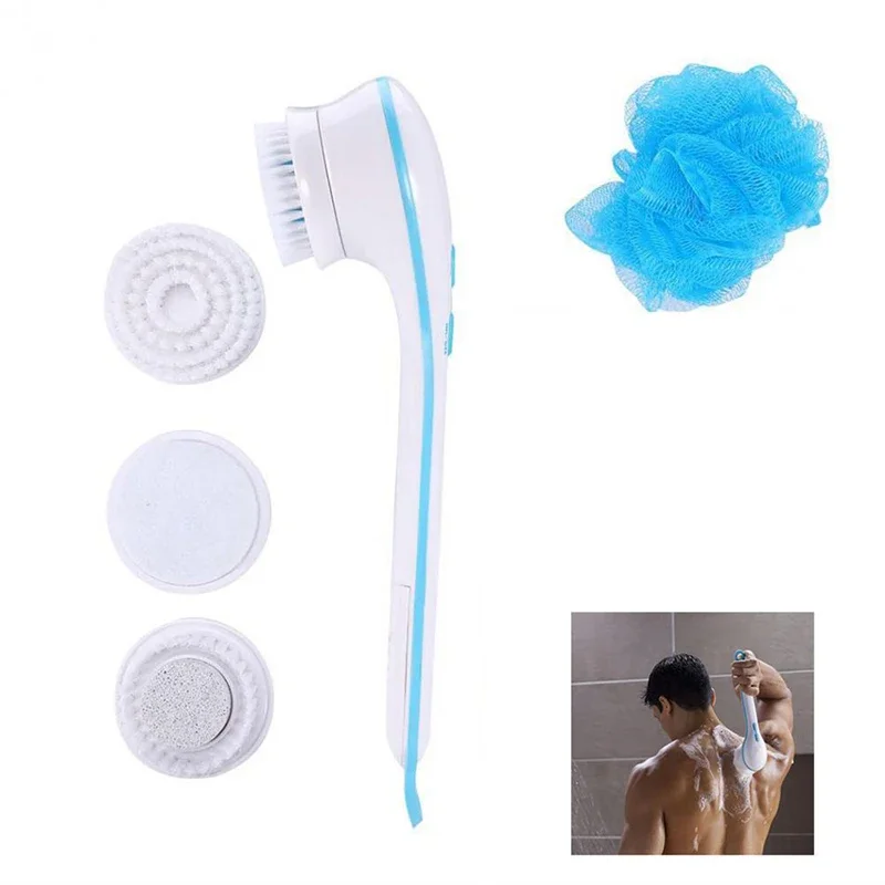 Electric Home Cleaning Bath Massage Shower Brush Cleaning Bath Brush Scrub Skin Massage Health Care Tool Bath Brushes Scrubbers