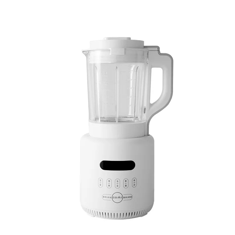 Máquina de preparación de comida auxiliar silenciosa, máquina de leche de soja, calentamiento automático, jugo fresco, operación táctil de 1.75L