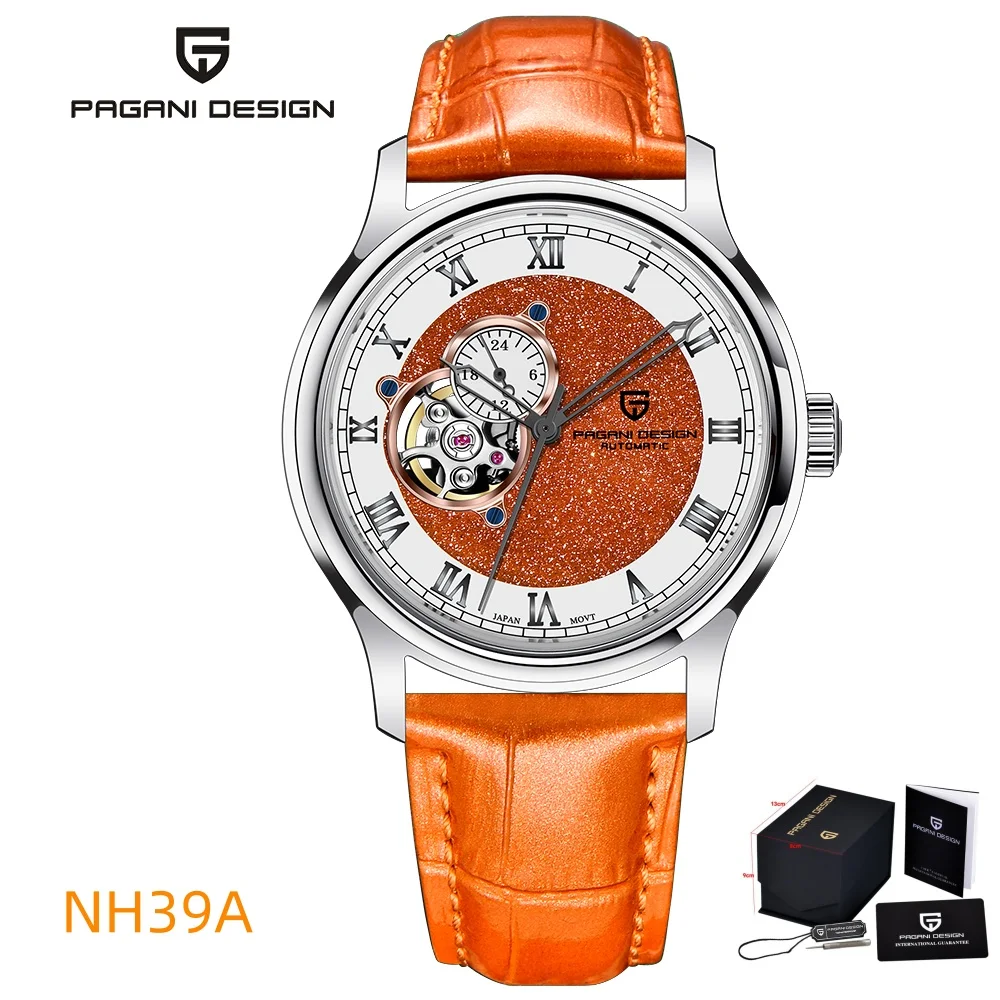 2024 New PAGANI DESIGN Men's Casual Luxury Mechanical Wristwatch NH39 Automatic Movement Stainless Steel Sapphire Glass Watch