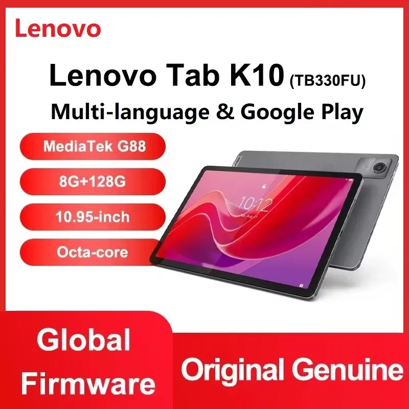 Global Rom Lenovo Pad Tab K10 M11 Wifi MTK Helio G88 Zhaoyang Multi Language 10.95 inch 90hz 400 Nits 8GB 128GB 7040mAh Tablet