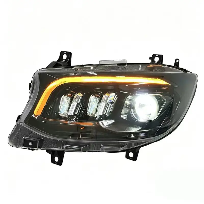 For SJC Auto Car Accessories  Headlight for Mercedes Benz Sprinter 19 - 23 Laser Headlight Plug and Play Wholesale Factory Price