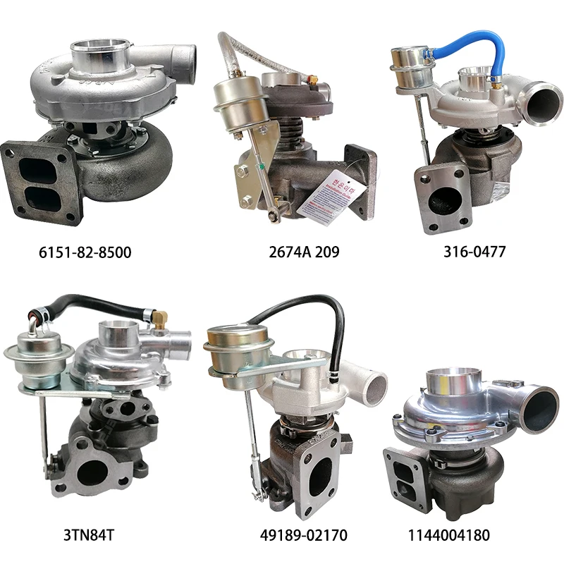 PC120-6  Turbocharger For KOMATSU Machinery 4D95 Engines Turbo