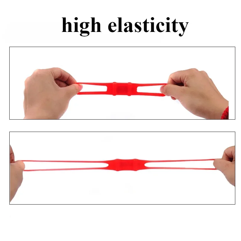 1/5pcs MTB Cycling Bike Bicycle Silicone Band Flash Light Flashlight Phone Strap Tie Ribbon Mount Holder