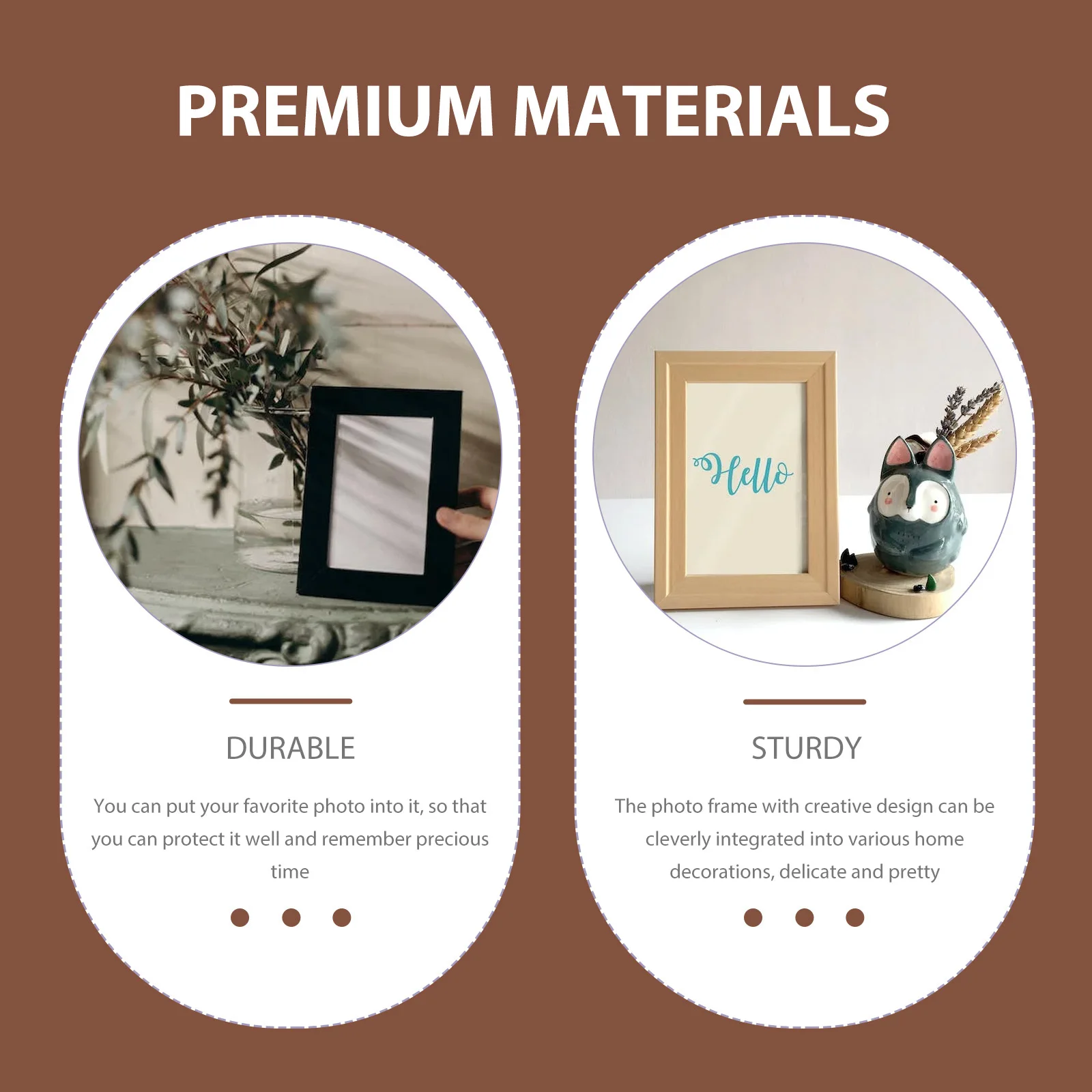 

Retro Photo Frame Vintage Style Desktop Picture Frame For Home Decor Bedroom Wall Hanging Display Holder