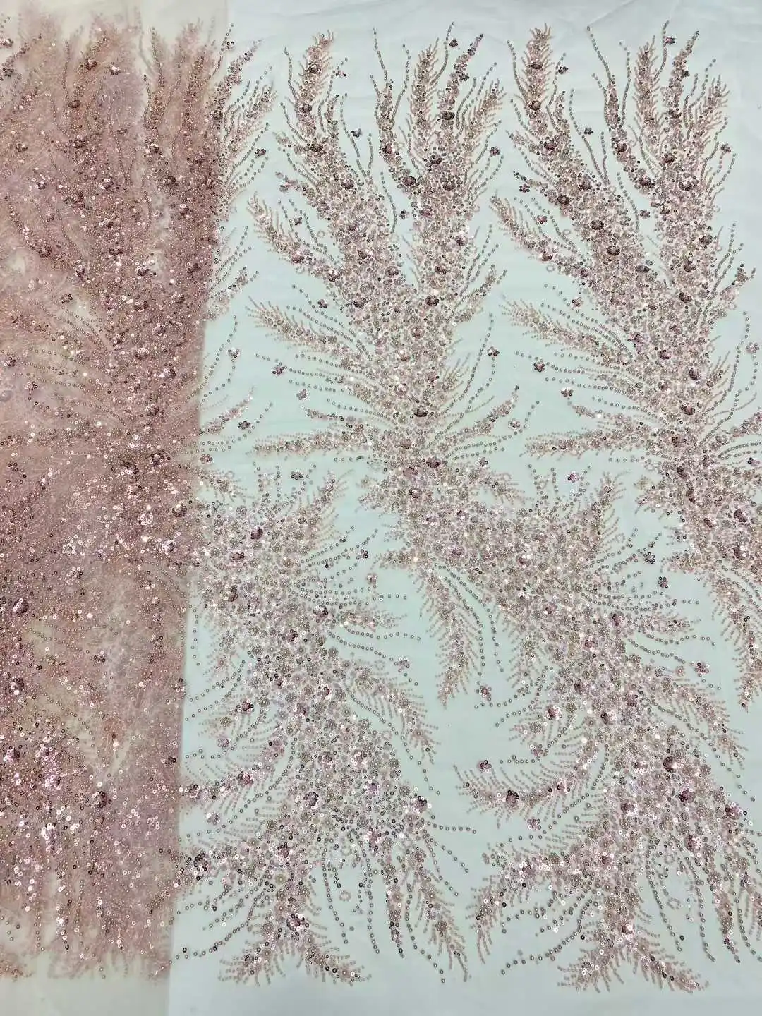 

Африканская кружевная ткань 2026, высокое качество, французская ткань с блестками, вышивка бисером, кружево, тюль, сетка, нигерийское платье, 5 ярдов, свадебное шитье