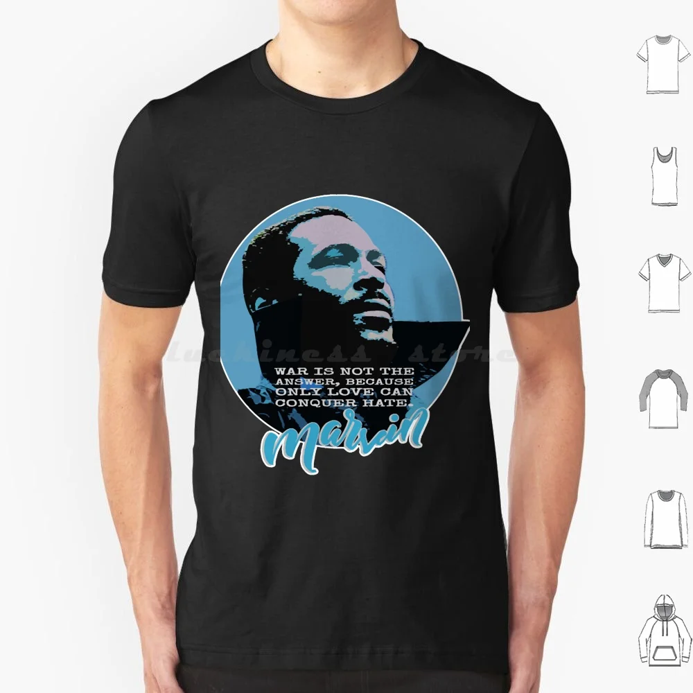 

Marvin T Shirt Cotton Men Women DIY Print Marvin 60s Celebrities Foundation Marvin Motown Music Singer Vintage Rbrow