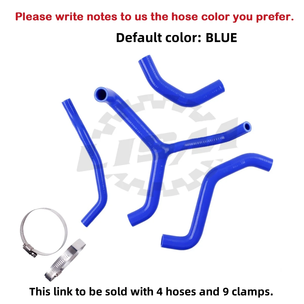 

4PCS 3PLY For 2016-2020 Kawasaki Ninja ZX10R 2017 2018 2019 Silicone Radiator Hose Kit Coolant Pipe Tube Replacement Parts