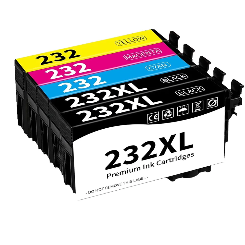 232XL 232 Ink Cartridges for Epson 232 232XL Ink Cartridge Combo Pack Compatible with Epson WF-2930 XP-4200 XP-4205 WF-2950