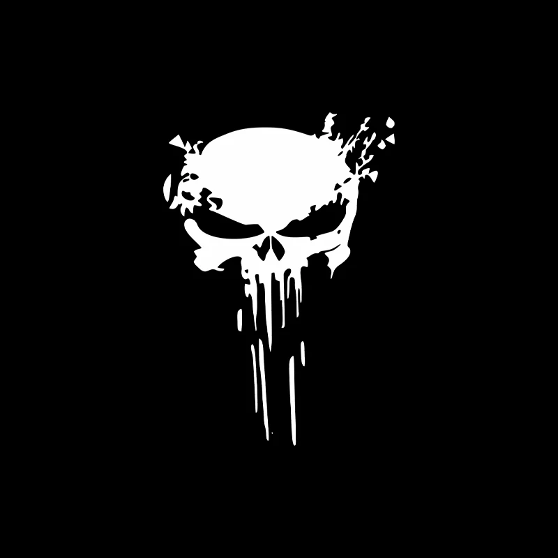 Motorcycle Stickers Skull Sticker Reflective Decal Waterproof Sun Protection Universal Car Motorbike Decoration Accessories