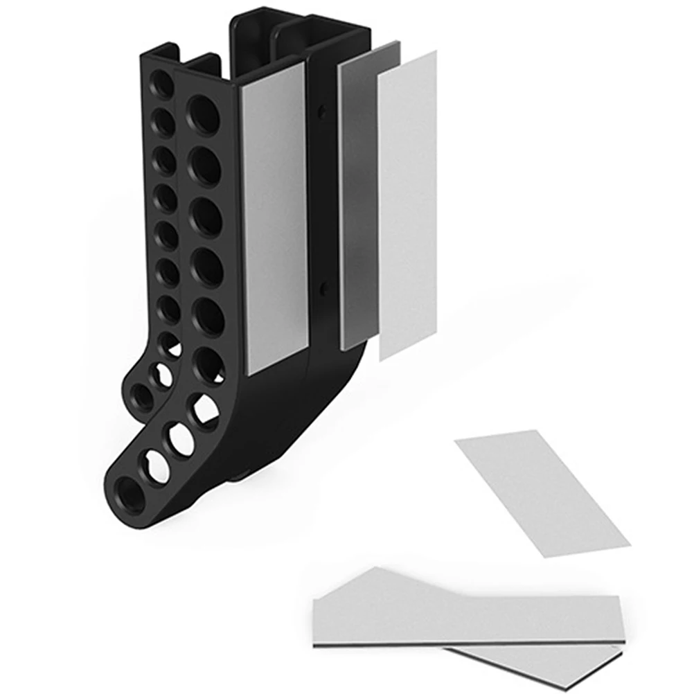 

Storage Bracket Wall Organizer Mounted Device Holder Wall-mounted Black Racks Electronics