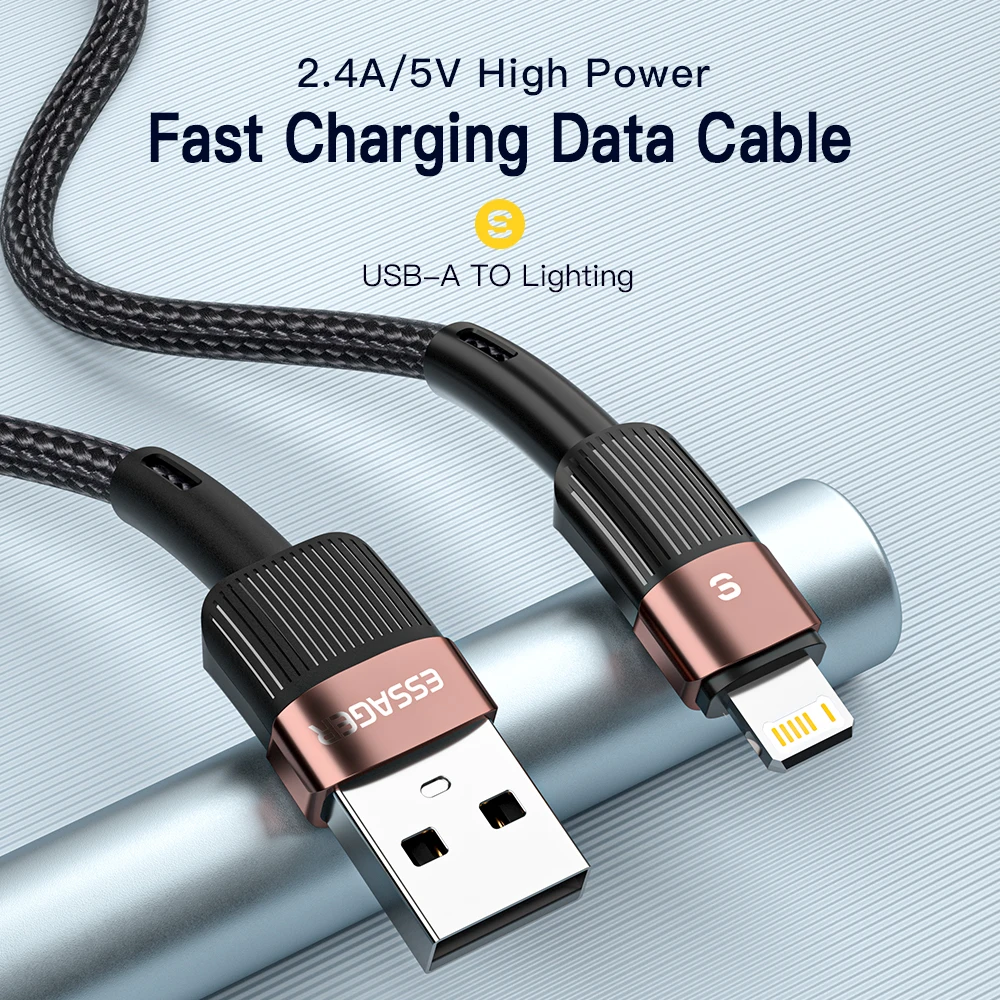 Essager USB Type C Cable For iPhone 14 13 12 11 Pro Max Xs 3A 20W Fast Charging Charger USB C Data Cord For iPhone Charger Cable