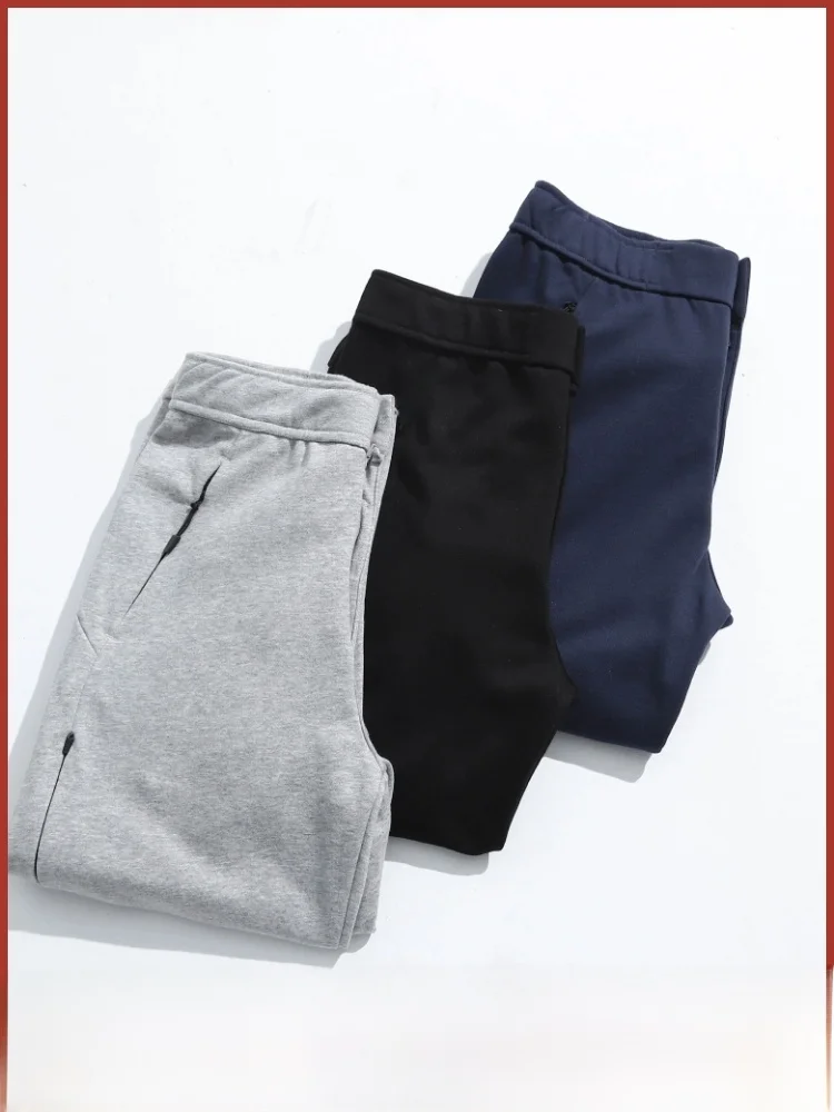 

Мужские удобные спортивные повседневные брюки 4D 3D с несколькими карманами, модные дышащие прямые брюки со средней талией на молнии, повседневная одежда