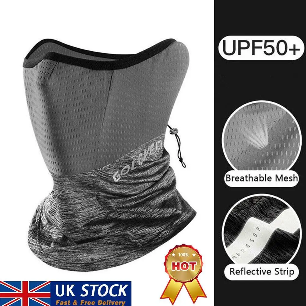 סילק קרח חצי פנים עמיד למים רכיבה בנדנות טיפוס קמפינג מסננת שמש טורבן צעיפים קסמים חיצוניים צעיף P4r9