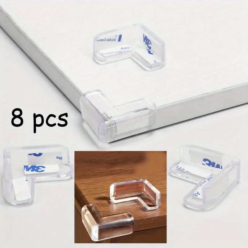 8pcs Upgraded Corner Protector Baby Safety Silicone Corner Guards and Edges Widened Thickened Furniture Table Corner Protector