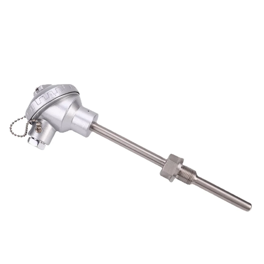 Custom The 4-20mA Thermal Resistance Sanitary Stainless Pt100 Probe Temperature Sensor