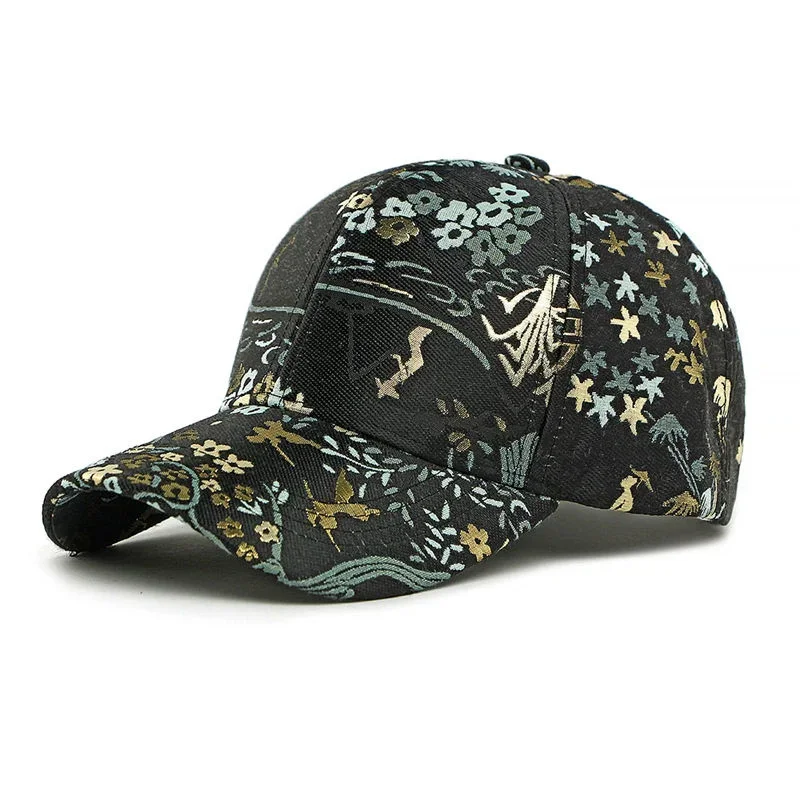 Spring Polyester Casquette Baseball Cap Adjustable Outdoor Snapback Hats for Men and Women 124