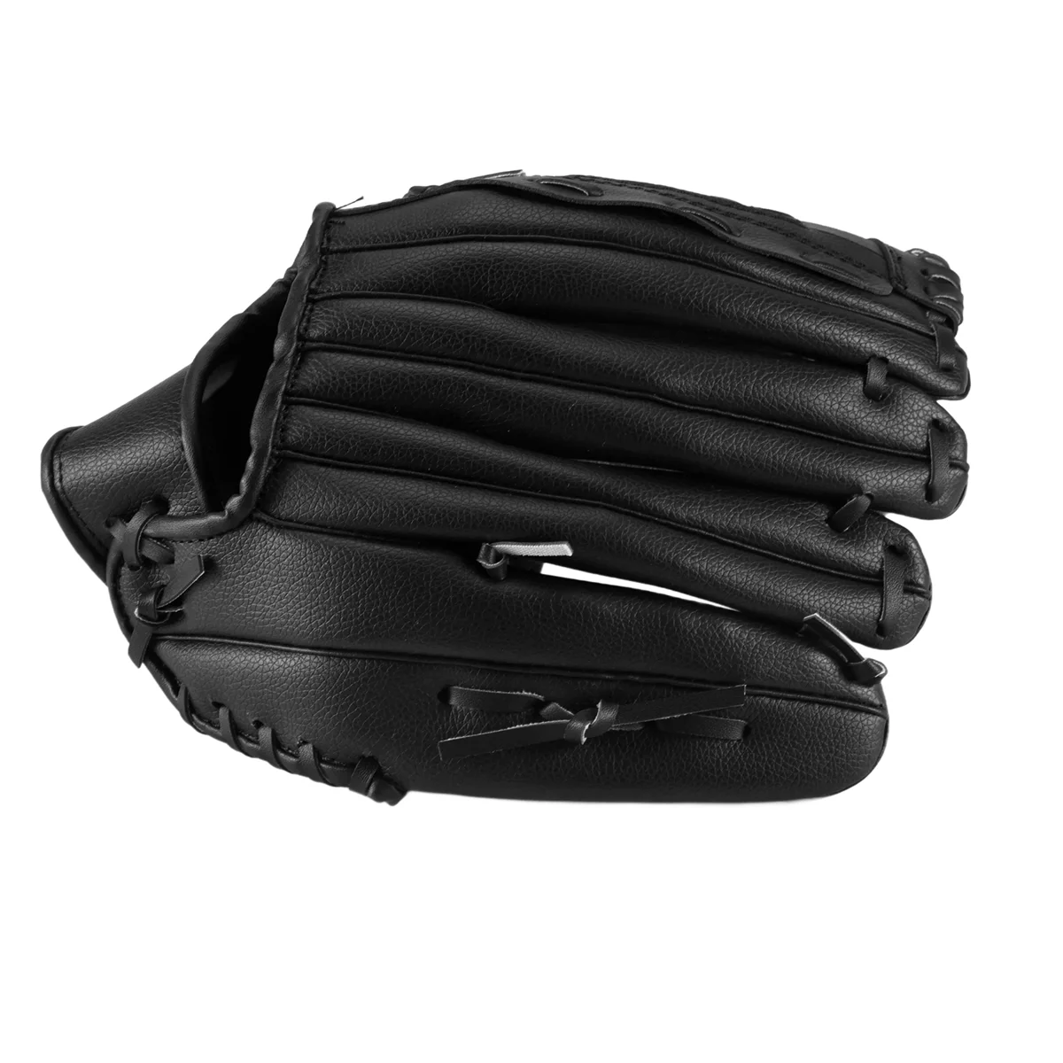 Outdoor Sports 2 Colors Baseball Glove Softball Practice Equipment Right Hand for Adult Man Woman Train,Black 12.5 Inch