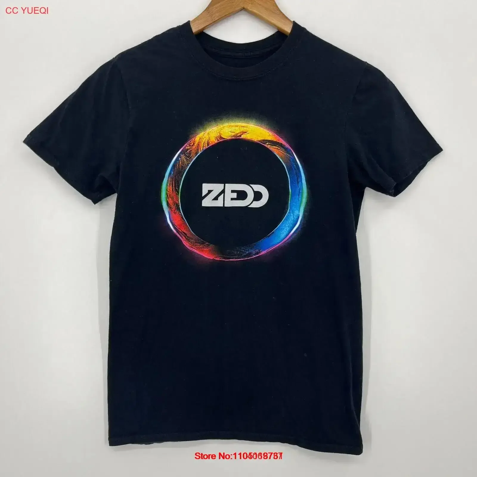 ZEDD T Shirt Adult S Black EDM Electronic Music Orbit Tour Concert Festival vintage Washed Casual designer clothes graphic