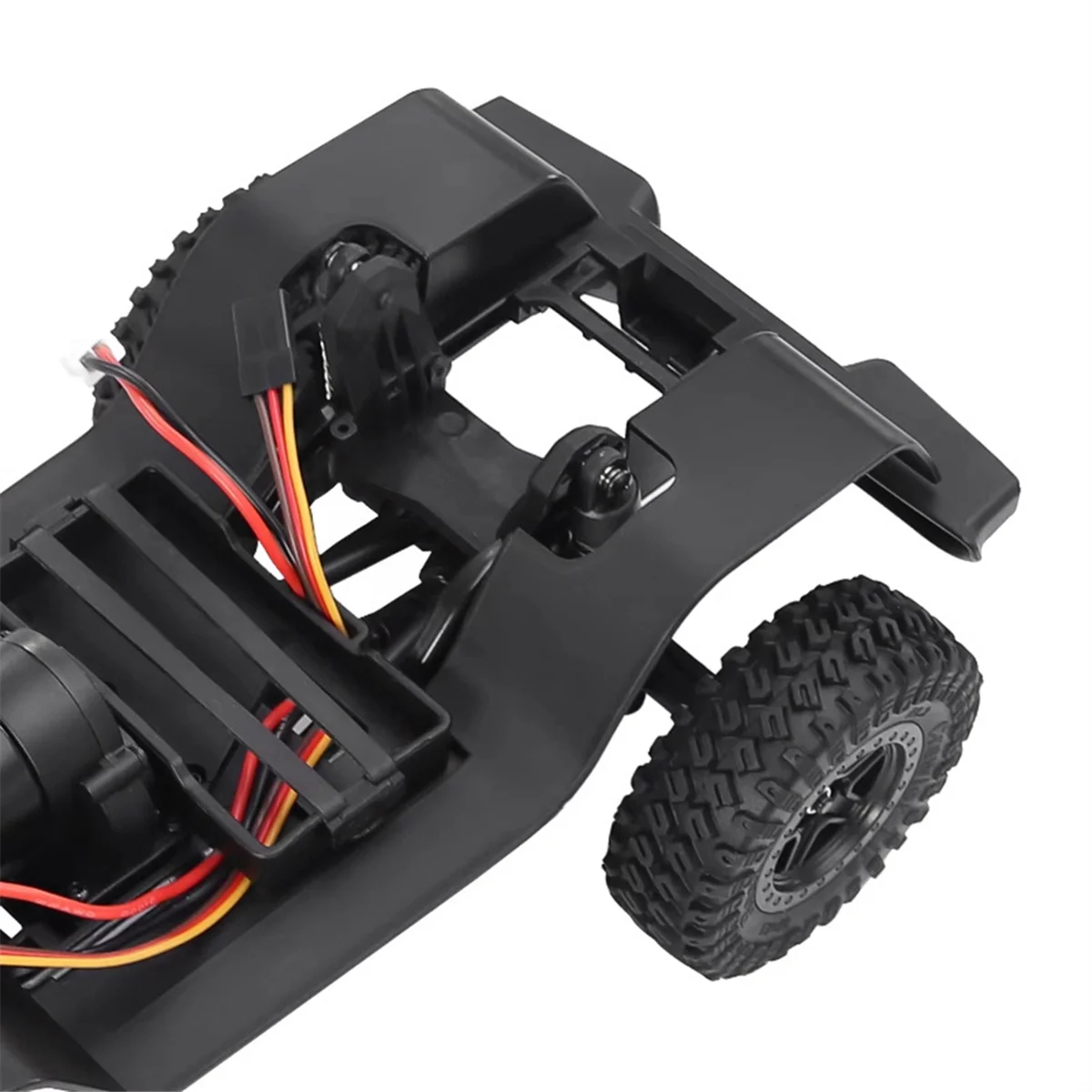 155mm 6.10inch Wheelbase Assembled Frame Chassis Front Rear Axles Gearbox for TRX4M 1/18 AX-8560