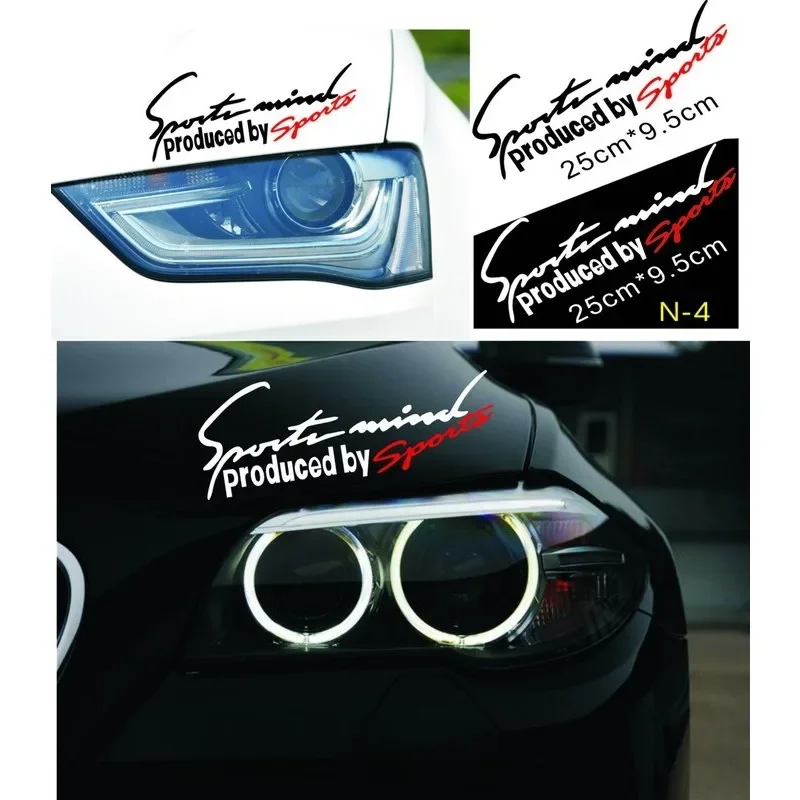 1PCS Car Stickers Lamp Eyebrow Sports Mind Waterproof Auto Body Decals Car Styling Accessories Decoration For Opel Astra J H G