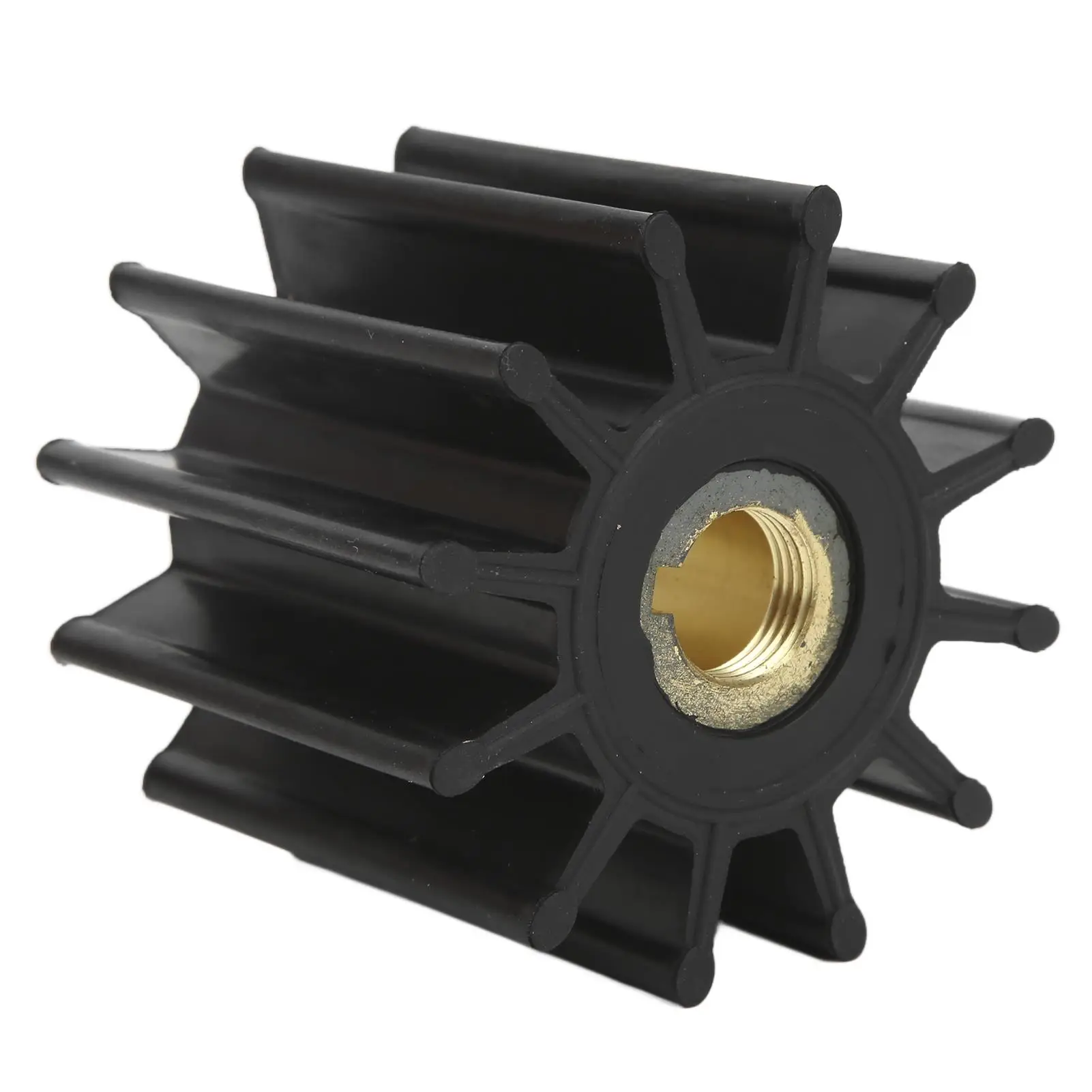 Water Pump Impeller 12 Blade Impeller Corrosion Resistant Replacement for jabsco 18958-0001 for outboard