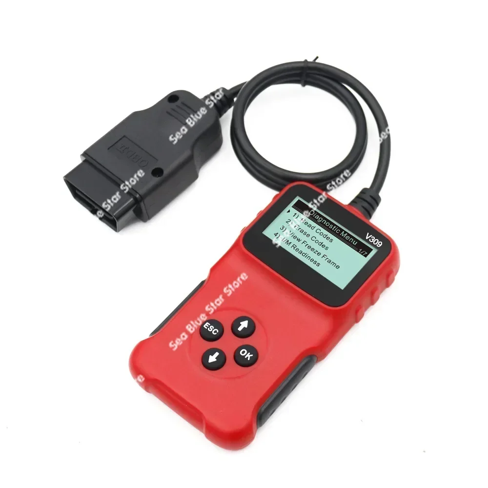 Car fault detector elm327 obd2 car diagnostic tool code reading card