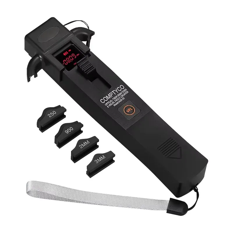 Handheld Fiber Optic Identification AUA-35 with VFL Fiber Identifier Visual Fault Locator Fiber Optic Tester
