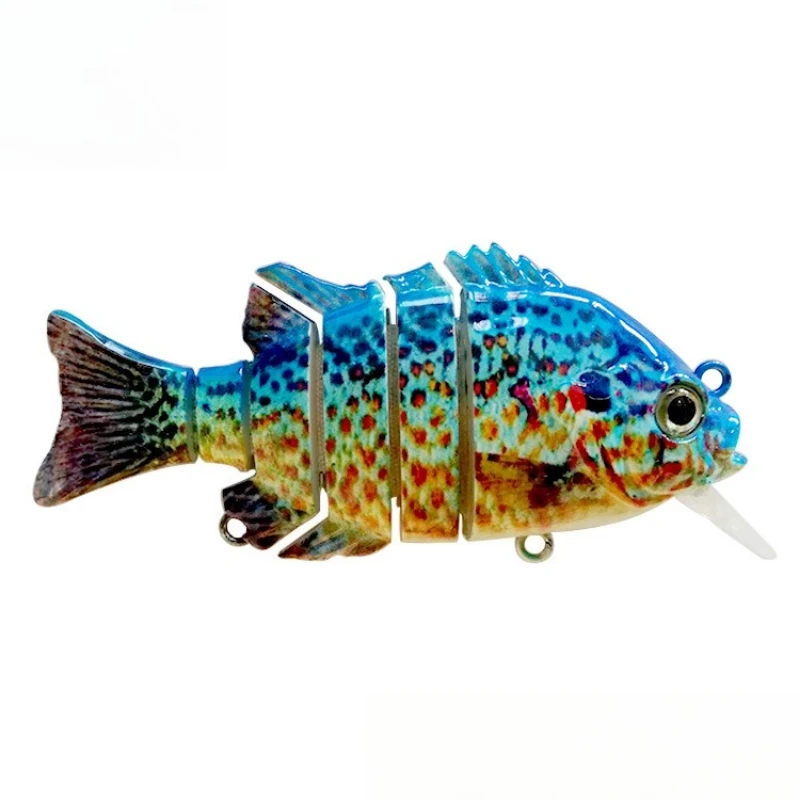 

2pcs 25.6g 102mm Sinking Wobblers Fishing Lures Multi 6 Jointed Swimbait Hard Bait Fishing Tackle For Bass Isca Crankbait